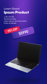 Product Promo Animation | Vertical Sale and Discount Presentation for Social Media Stories