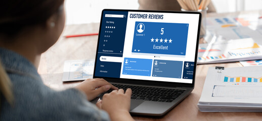 Customer experience and review analysis by brisk computer software for corporate business