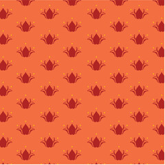 Decorative Floral Seamless Pattern Vector