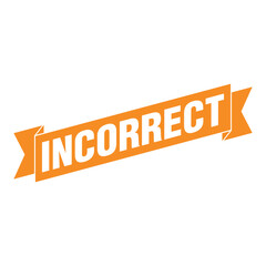 Incorrect Letter Rubber Stamp Template Design