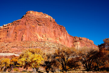 Red Rock in Capitol Reef National Park