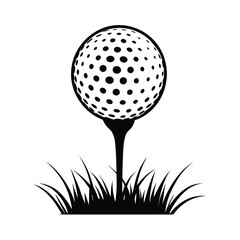 golf ball vector illustration