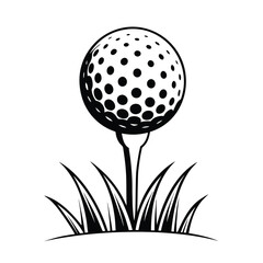 golf ball vector