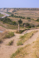 Wind Canyon Trail at Theodore Roosevelt National Park, South Unit, North Dakota, USA