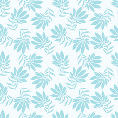 Vintage Floral patterns seamless background border embroidery ethnic batik retro. Flower motifs paisley batik. Brown silhouette watercolour flowers ikat design hand drawn. Vector illustration.