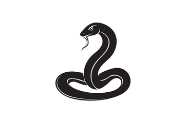 Fototapeta premium Black mamba silhouette. (1)