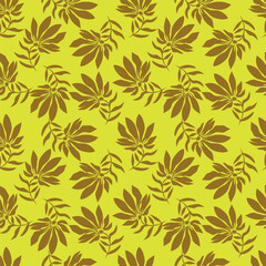 Cute feminine seamless watercolor pattern with little tiny wildflowers, hand drawn