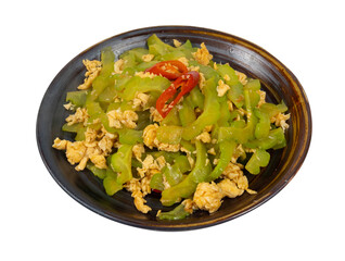 Stir-Fried Bitter Melon with Egg – Thai Healthy Home-Cooked Dish