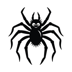 spider isolated on white background