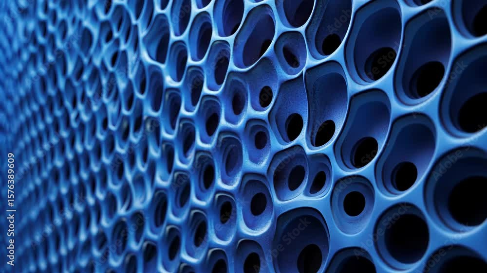 Poster blue machine hex code texture with seamless render highlighting intricate patterns, blue machine hex