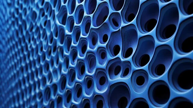 Blue machine hex code texture with seamless render highlighting intricate patterns, Blue machine hex-code on screen Seamless