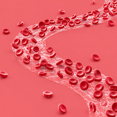 Blood picture of chronic lymphocytic leukemia or CLL, analyze by microscope, original magnification 400x.
