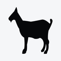 silhouette of a dog vector design on white backgrount