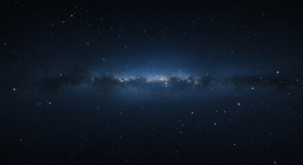 Galactic Vista Stars Illuminate the Cosmos in a Stunning Deep Space View.