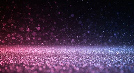 Sparkling Nebula Abstract Light Burst in Deep Blue and Crimson.