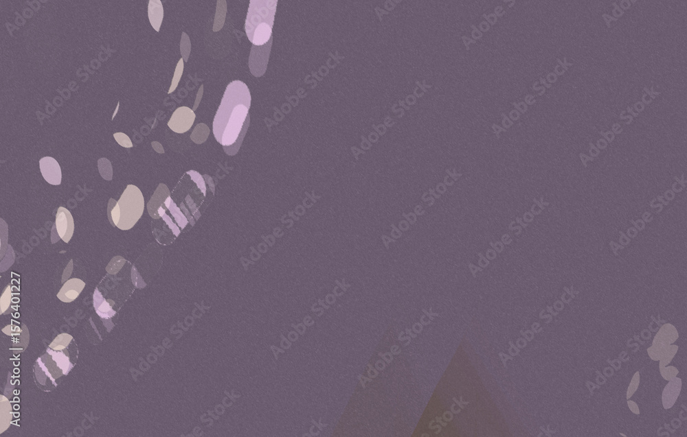 Poster abstract design featuring a light color backdrop with intersecting stylized linear patterns and text