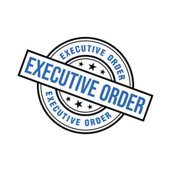 Executive Order Letter Rubber Stamp Template Design