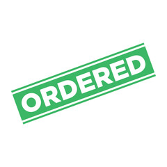 Ordered Letter Rubber Stamp Template Design