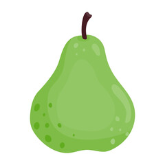 Ripe juicy pear. Healthy eating. Fresh fruit.