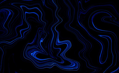 Marble rock texture blue ink pattern liquid swirl paint black dark that is Illustration background for do ceramic counter tile white that is abstract waves skin wall luxurious art ideas concept.