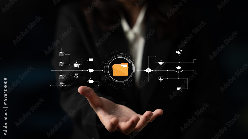 Poster digital folder systems enhance file organization, secure cloud access, and structured document workf