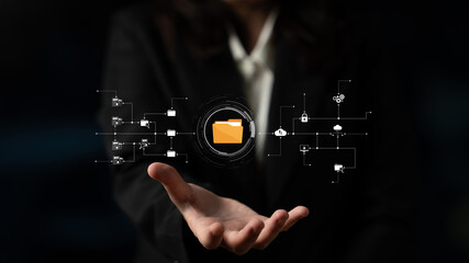 Digital folder systems enhance file organization, secure cloud access, and structured document...