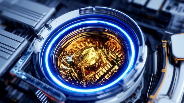 Abstract circles pattern background