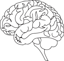 Abstract geometric shapes and lines in a dynamic composition with a distinctive silhouette effect