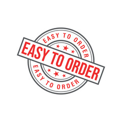 Easy to Order Letter Rubber Stamp Template Design