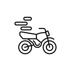 Fototapeta premium Motocross icon vector