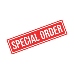 Special Order Letter Rubber Stamp Template Design
