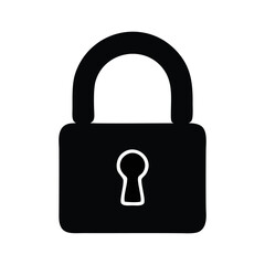 vector illustration of a padlock icon