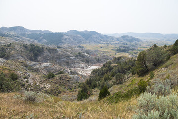 Naklejka premium Theodore Roosevelt National Park, North Dakota, USA
