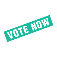 Vote Now Letter Rubber Stamp Template Design