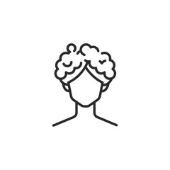 Hair foam icon. Simple hair foam icon for social media app and web design. Vector illustration