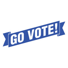 Go Vote Letter Rubber Stamp Template Design