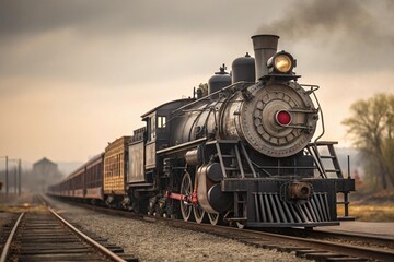 Fototapeta premium old steam train