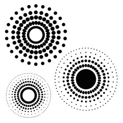 abstract halftone background