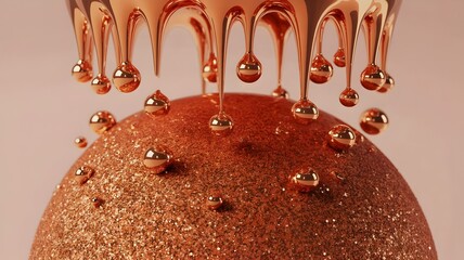 Shimmering coral-orange glitter and metallic tangerine droplets – Perfect for holiday packaging, event graphics, or luxury branding