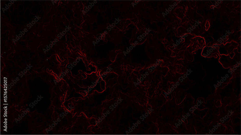 Poster abstract dark background featuring a subtle blend of deep black and crimson red hues with neural cir