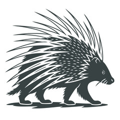 hedgehog on a branch