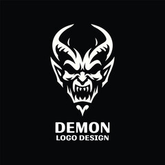Demon Vector Logo Design 
