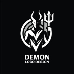 Demon Vector Logo Design 