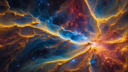 A mesmerizing cosmic scene