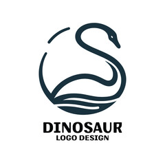 Dinosaur Vector Logo Design 