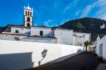 Cityscape during afternoon in the town Garachico,  Tenerife.