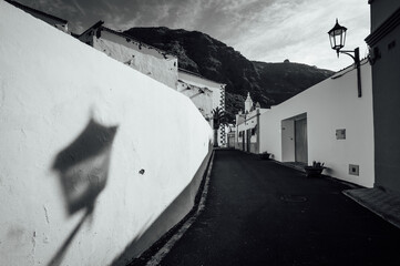 Cityscape during afternoon in the town Garachico,  Tenerife.