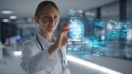 High Tech Medical Interface Empowers Doctor in Next Generation Healthcare Scene