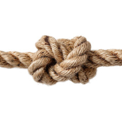 Fototapeta premium Rope with knots tied in it