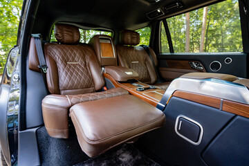 Experience luxury in a highend vehicle with a meticulously crafted leather interior that offers...